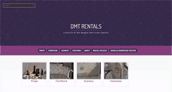 Desktop Screenshot of dmtrentals.org