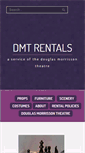 Mobile Screenshot of dmtrentals.org
